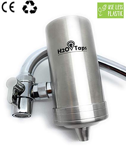 H2O Taps – Wasserfilter für den Wasserhahn – Wasserhahn – Edelstahl 304 Trinkwasserfilter – Wasserfilter Wasserhahn Elegantes Design – Hohe Qualität – Wasserhahnfilter für Trinkwasser - 2