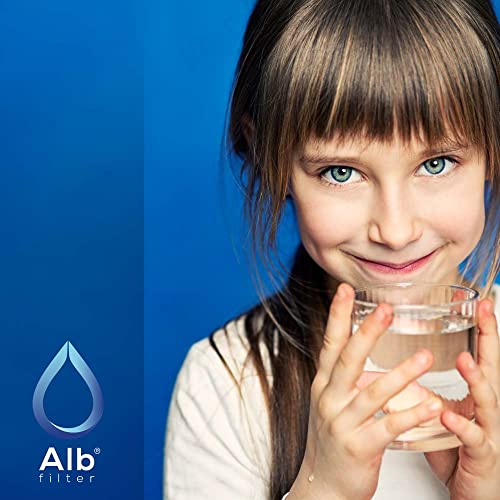 Alb Filter® Duo Active Trinkwasserfilter | Armatur Anschluss | Filtert Schadstoffe, Chlor, Blei, Pestizide, Mikroplastik | Set mit Gehäuse und Kartusche | Made in Germany Natur - 6