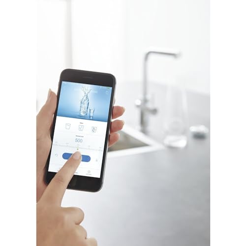 GROHE Blue Home Starter Kit | Küchenarmatur mit Filterfunktion, WiFi und herausziehbarem L-Auslauf | chrom | 31539000 - 6