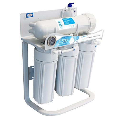C500 Direct Flow Umkehrosmoseanlage mit Pumpe und 600 GPD Membrane (95 Liter pro Stunde) Trinkwasserfilter, Trinkwasseranlage, Membranfilter, Osmoseanlage, Wasserfilter - 3