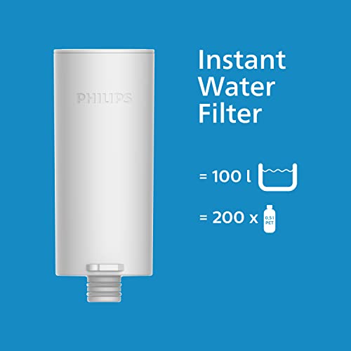 Philips Filterkaraffe Instant Water + 1 Filter im Lieferumfang enthalten, 3 l, wiederaufladbar über USB-C Port - 6