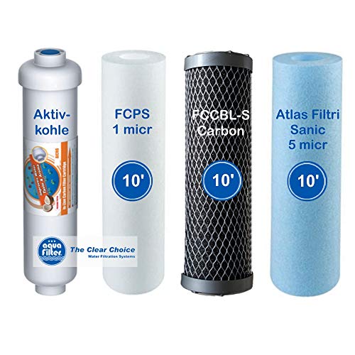 Retec Filterset Ersatzfilter 10' Ultimate Plus PRO Perfect Water No. 1 passend für alle 5 Stufen 10" Osmoseanlagen