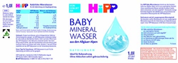 Hipp Baby-Mineralwasser, 6er Pack (6 x 1 l) - 2